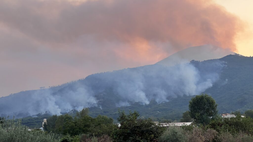 incendio Vesuvio 2025